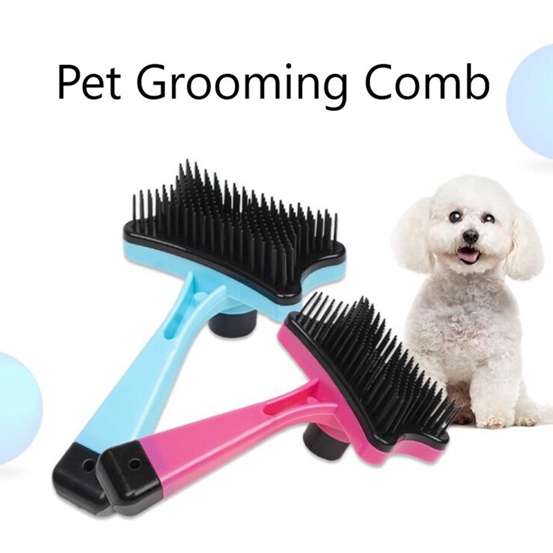 Sisir Grooming Bahan Plastik Untuk Anjing / Kucing