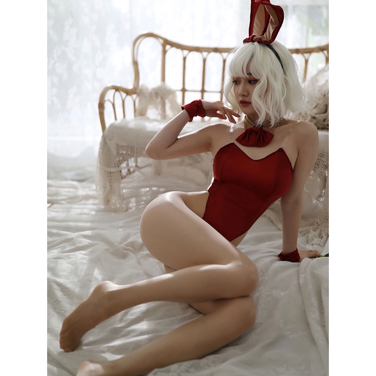 ORANGE ADULT Lingerie Sexy Cosplay Bunny Girl Lingerie Seksi Cosplay Kelinci Baju Tidur Wanita Dewasa Hot2024