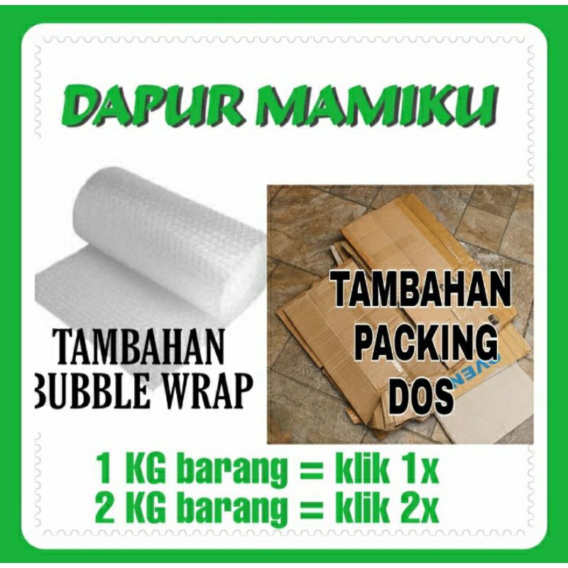 DAPURMAMI Tambahan Packing Dos Bekas Plastik Bubble wrap buble