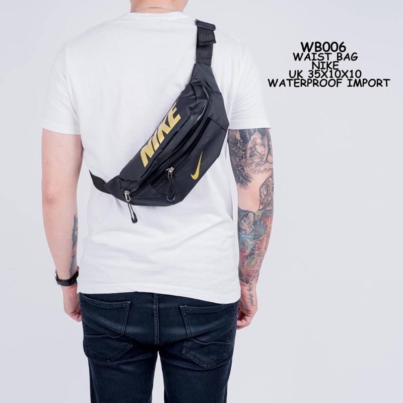 Waistbag Waterproof Import High Quality Tas Pinggang Tas Pinggang Nike Pria