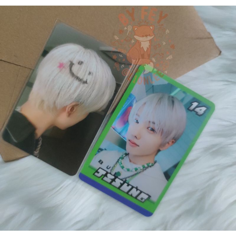 PC POCA PHOTOCARD POPUP GLITCH MODE TC TRADING CARD A VER JISUNG SET JISUNG SELCA JISUNG KONSEP ICE