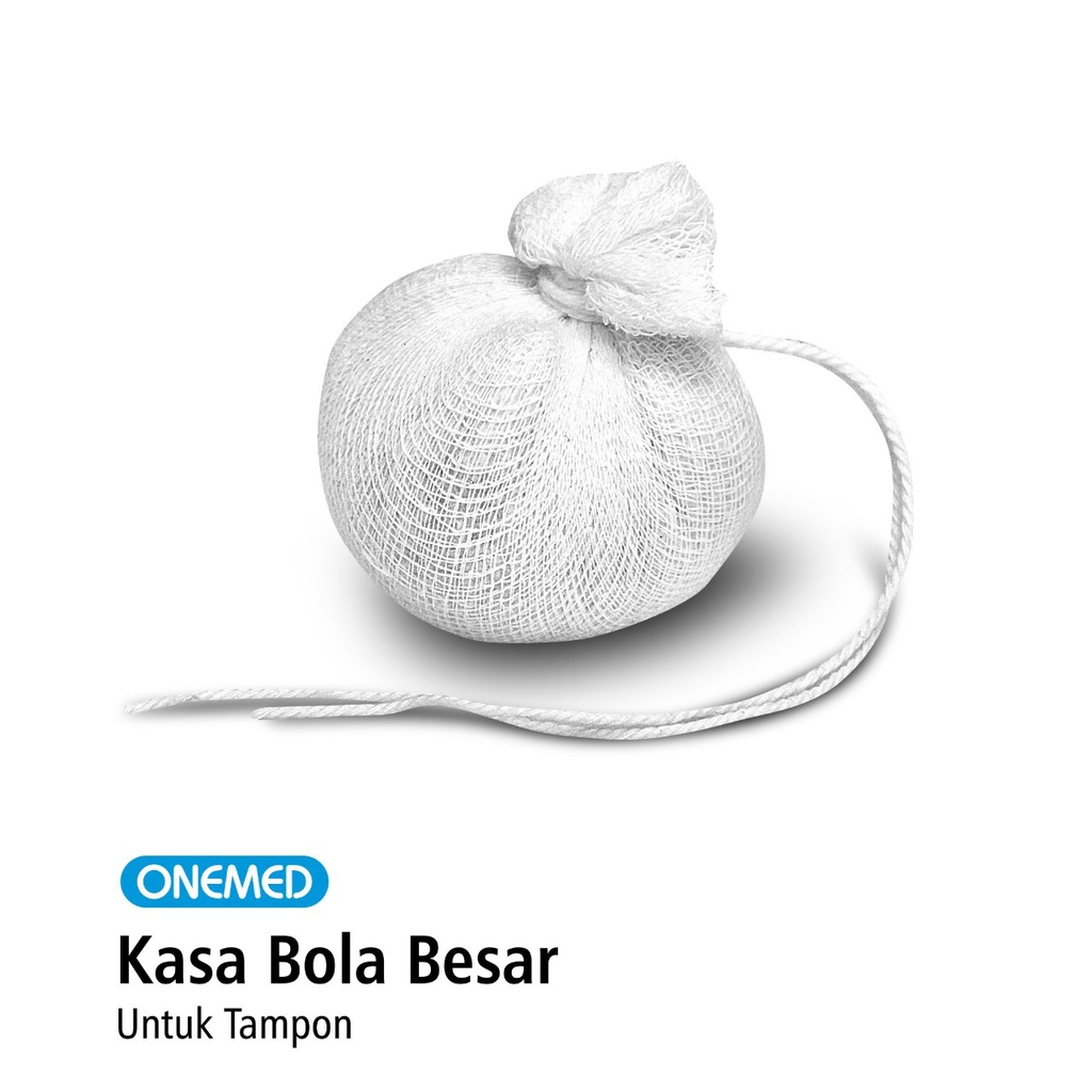 Kasa Bola Besar Steril Untuk Tampon OneMed Isi 1 Pcs OJ