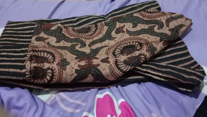 [terlaris] Tunik Batik Tunic Marshanda Genes Sogan Lawasan Lengan Kerut