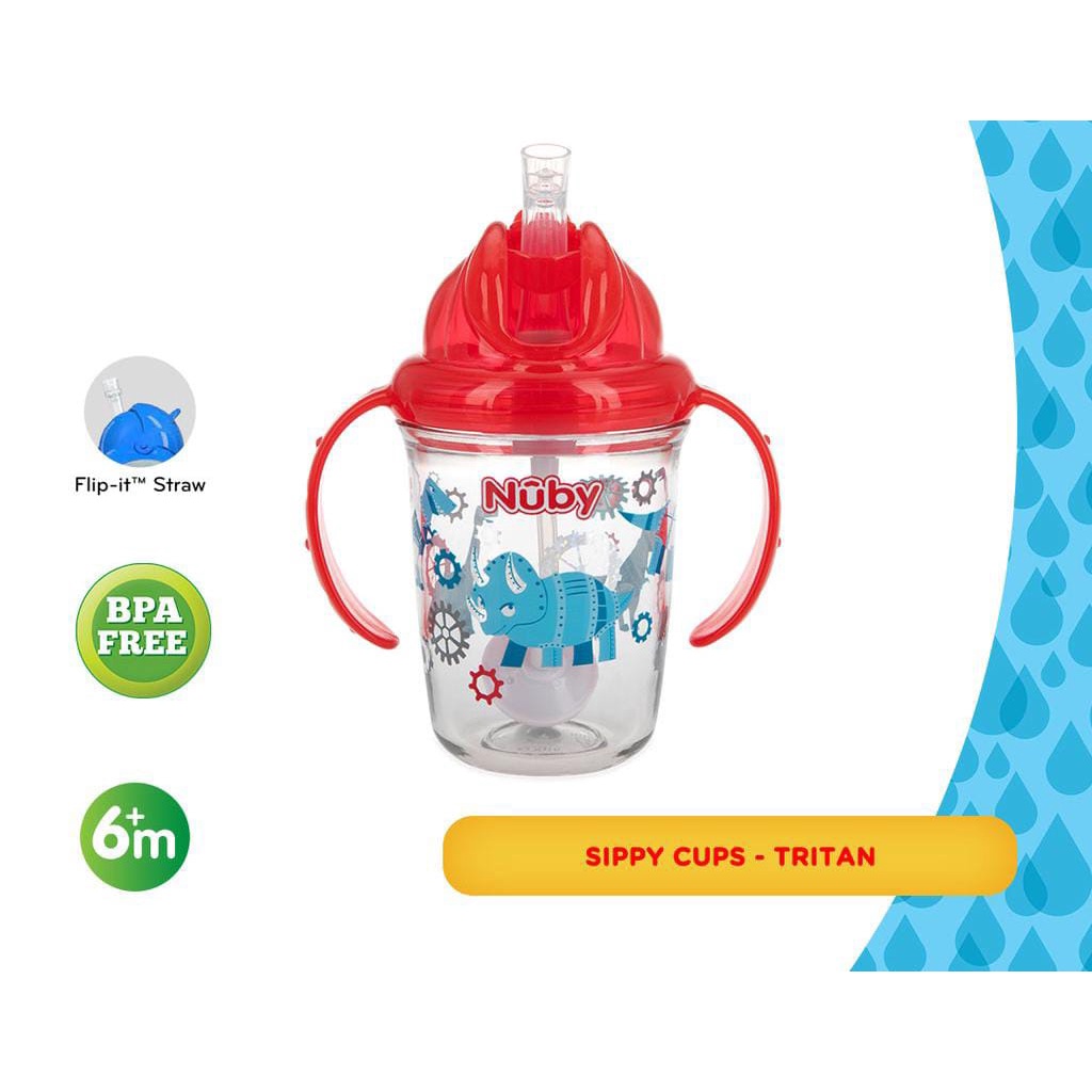 Nuby - Tritan Activ Sipeez Flip N Sip 8oz/240ml