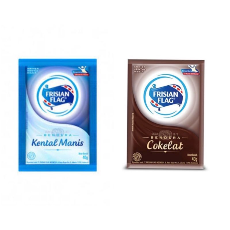 

SUSU BENDERA FRISIAN FLAG PUTUH & COKELAT 1 RENTENG ISI 6 SACHET