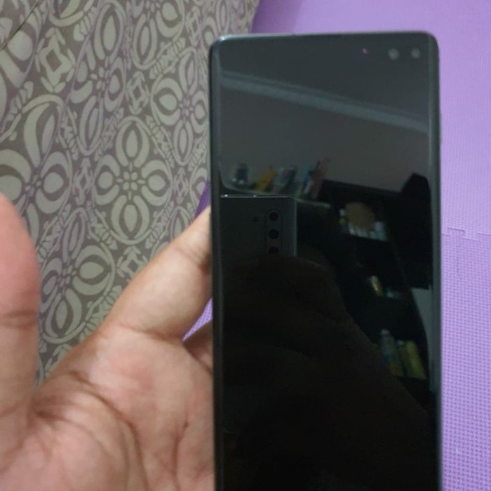 samsung galaxy s10 plus / s10+ ex sein hitam mulus fullset
