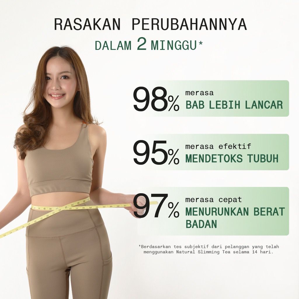 Beaudelab Slimming &amp; Detox Green Tea Teh Diet Detoks Pelangsing