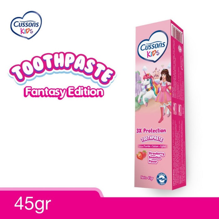 Cussons Kids Toothpaste Sparkling-45gr/pasta gigi/odol