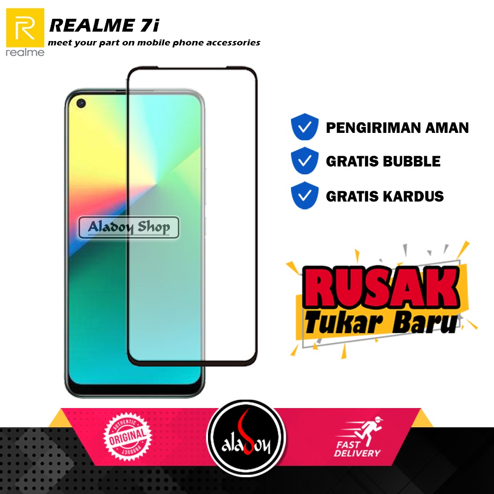 Tempered Glass Realme 7i Anti Gores Layar Screen Protector