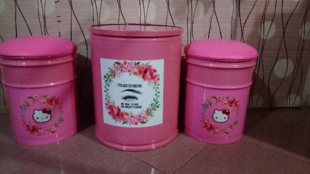 Kursi Tong Hello Kitty/doraemon