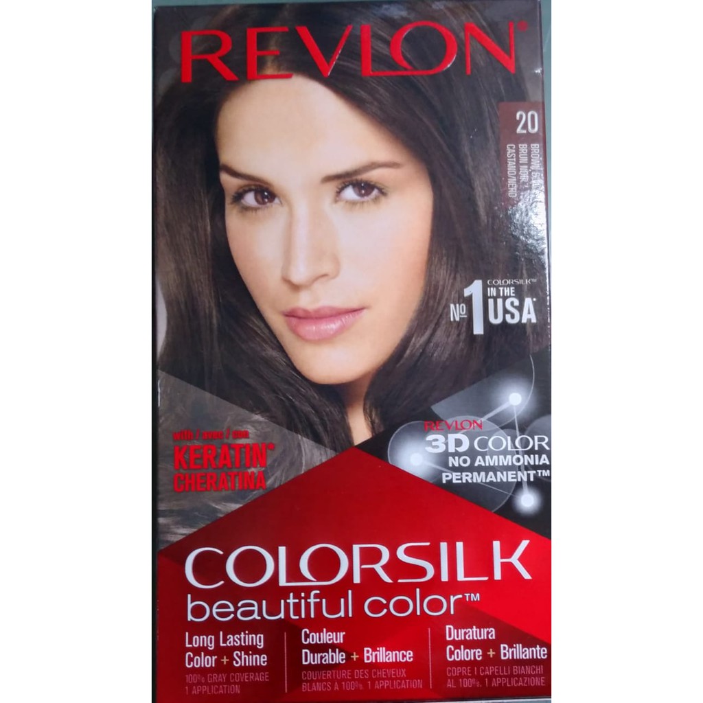 Revlon Colorsilk No.20 Brown Black