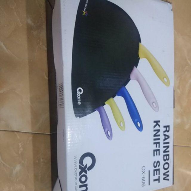 Oxone Ox-606 / Ox606 / Ox 606 Rainbow Knife Set Pisau Set Oxone (100% Ori)