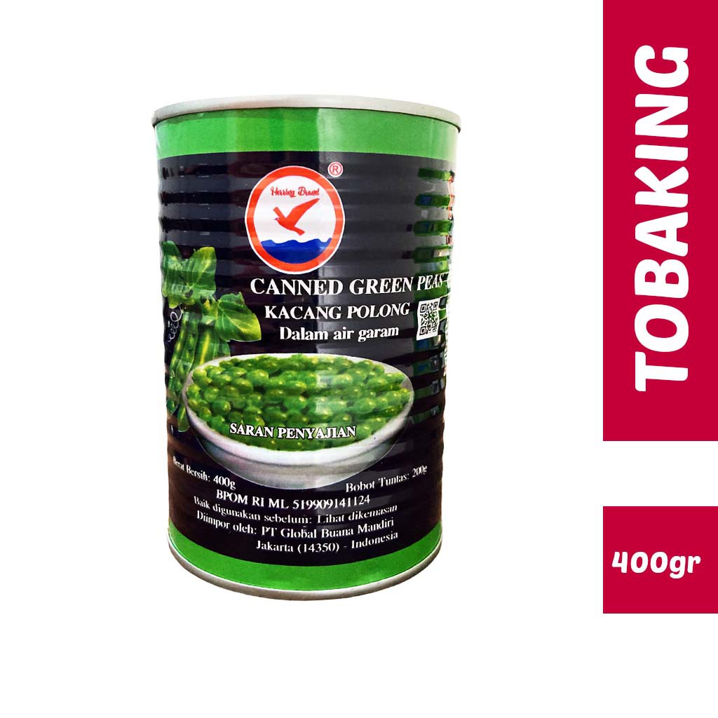 

Kacang Polong Herring Kaleng / Kacang Kapri / Green Peas 400gr