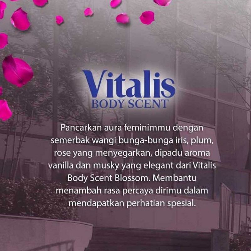 VITALIS PARFUM BODY SCENT 120 ml  ~ ORIGINAL 100%