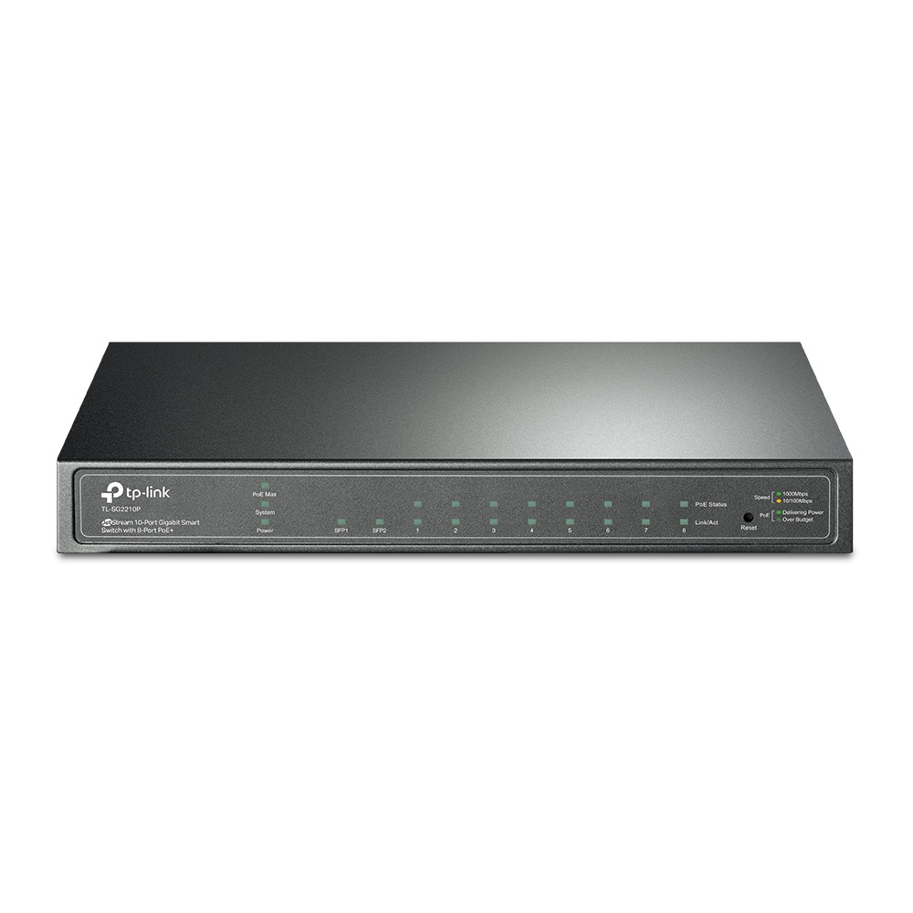 TP-Link Switch TL-SG2210P JetStream 10-Port Gigabit Smart Switch