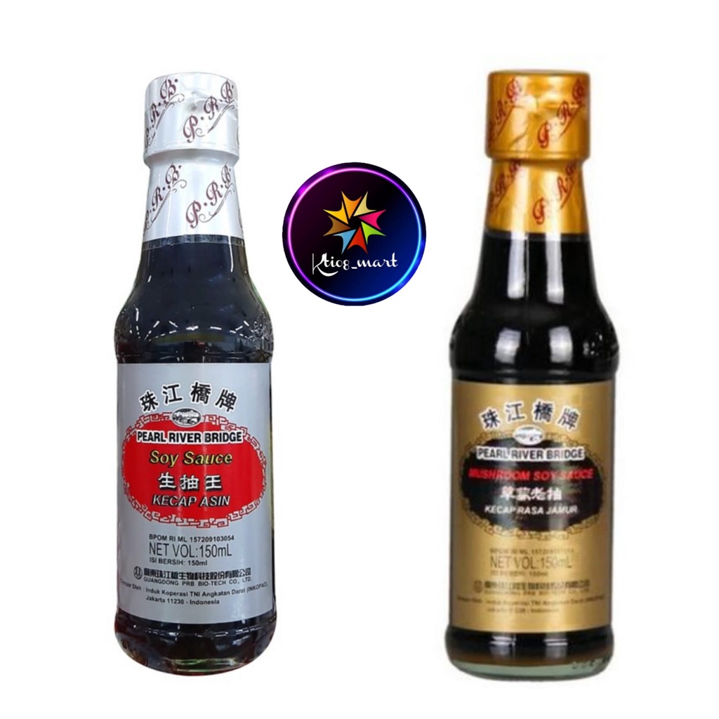 

Pearl River Bridge Soy Sauce 200ml/ Light dan Mushroom Dark/ Import