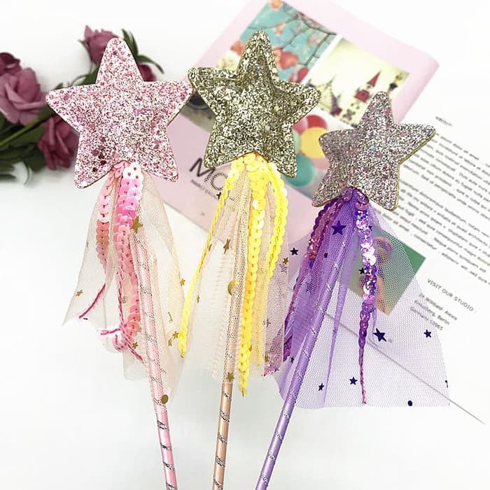 Fairy wand tongkat peri halloeeen costume props