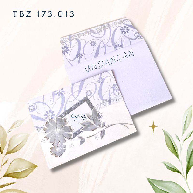 tbz 173.013 blangko undangan, undangan pernikahan elegan, kertas undangan pernikahan kosong, blangko