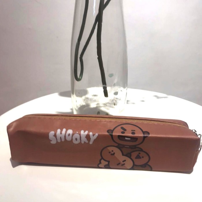 MURAH! KOTAK PENSIL TEMPAT ALAT TULIS BT21 BTS ARMY BANGTAN BOYS LUCU UNIK READY COD-Shooky