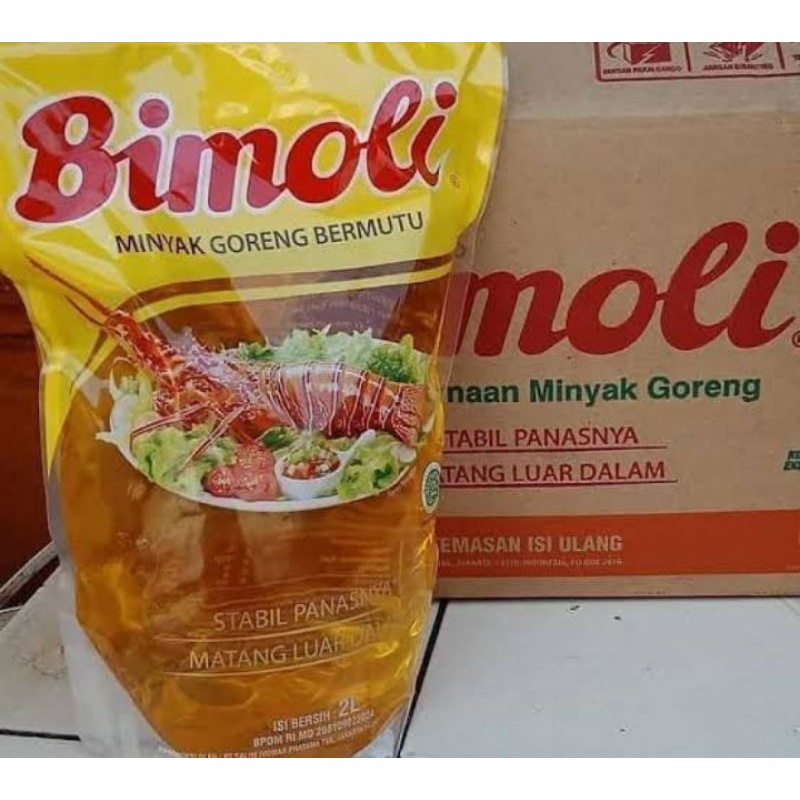 

minyak goreng bimoli 2 Liter 1 dus isi 6pcs