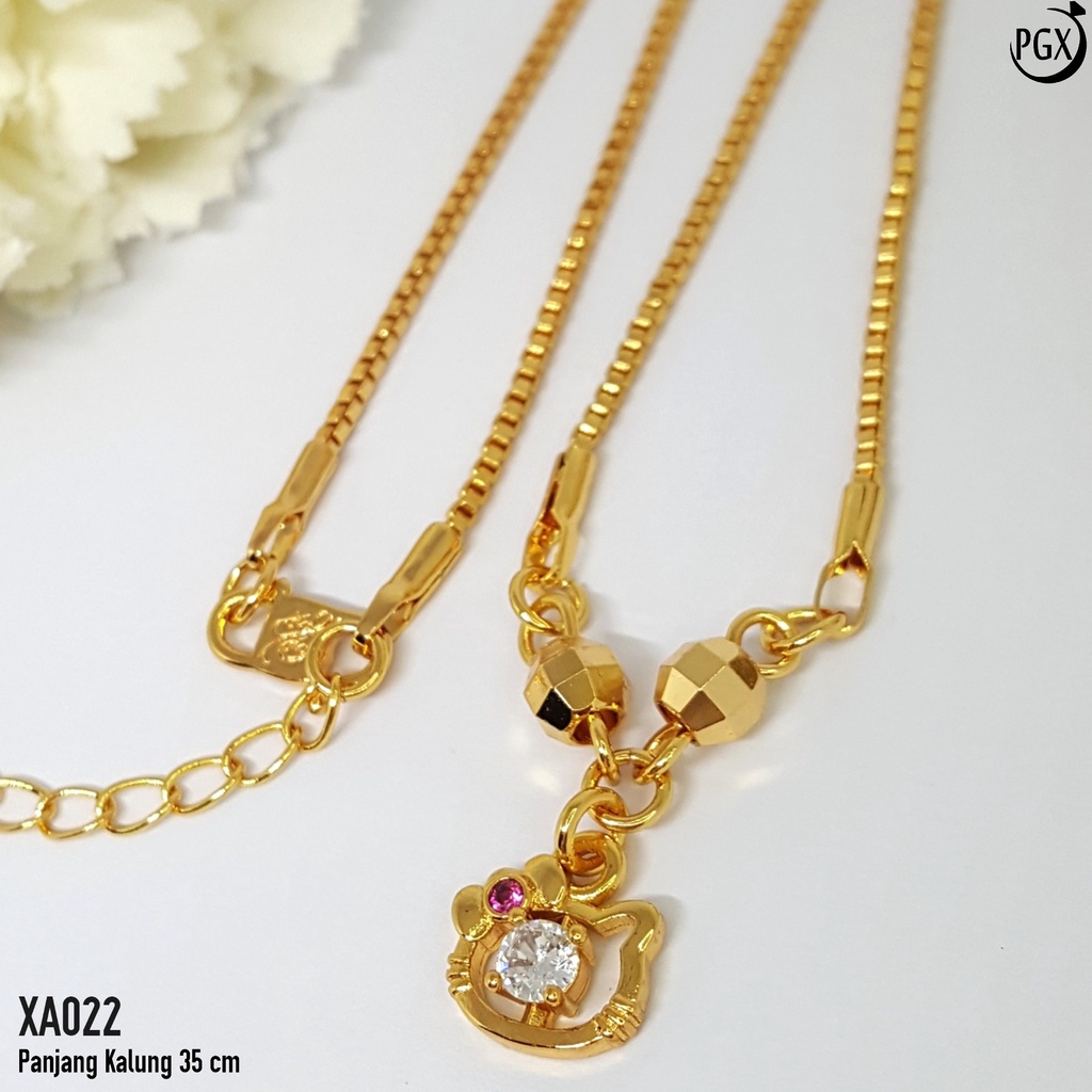 PGX Kalung Anak Perempuan Xuping Lapis Emas Aksesoris Fashion Perhiasan Premium - XA022