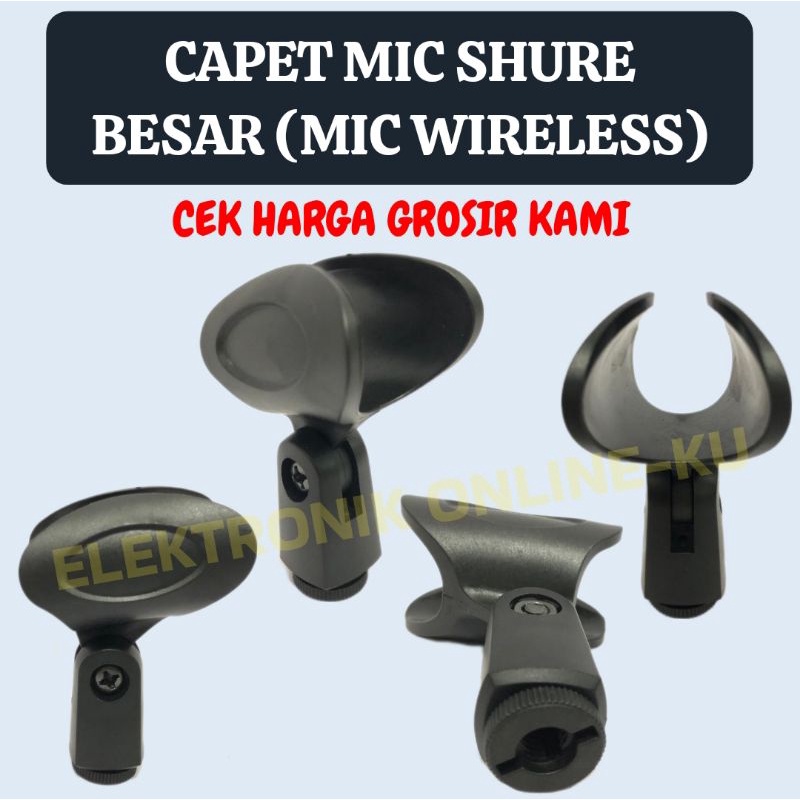 CAPET MIC SHURE BESAR (MIC WIRELESS)