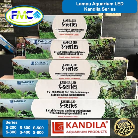 Lampu Aquascape Aquarium LED Kandila S Series Lampu Akuarium Original Murah Praktis