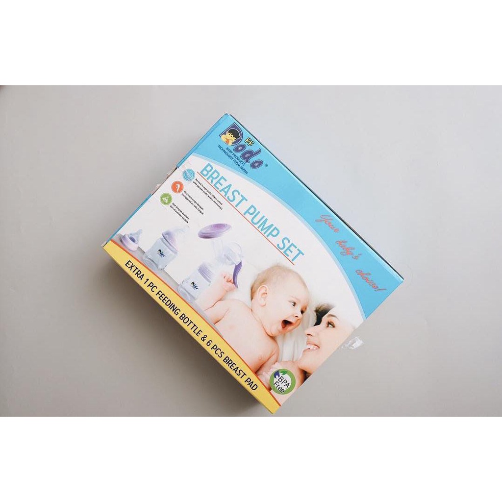 Dodo Breast Pump Set DD004 / Pompa Asi Set isi 2 Botol