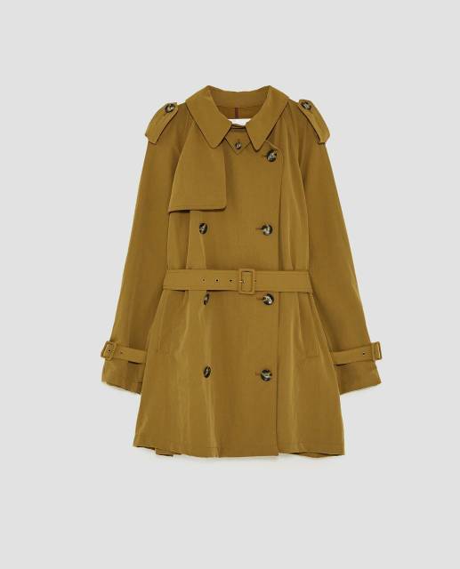 ZARA COAT LIGHTWEIGHT  ORIGINAL best seller   TRENCH COAT