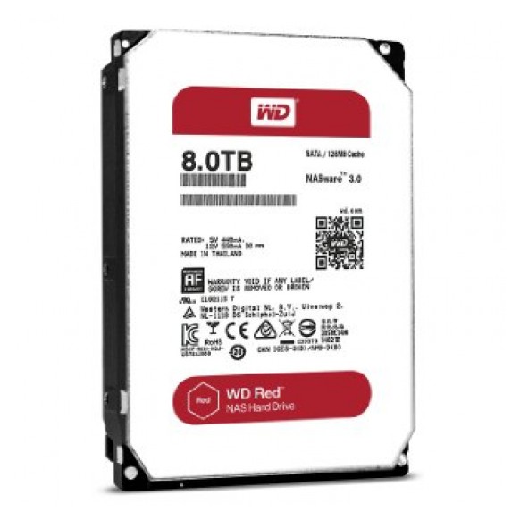 HDD WDC CAVIAR RED 8TB RED NAS HARDDISK WD RED FOR NAS HD