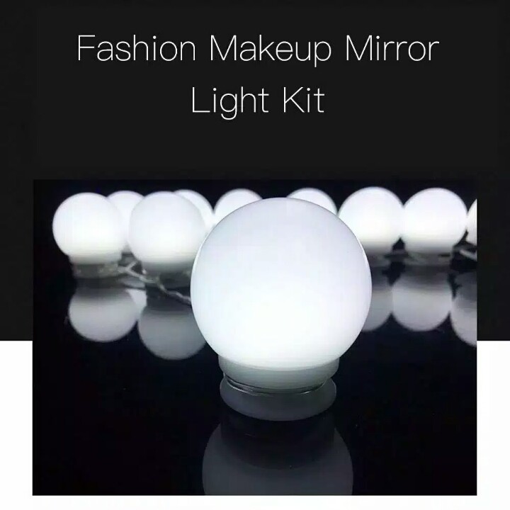 LAMPU LED MEJA RIAS MAKEUP LED Vanity Bulbs Mirror Light Kit TUMBLR CERMIN KACA [10 BOHLAM 3 WARNA ]