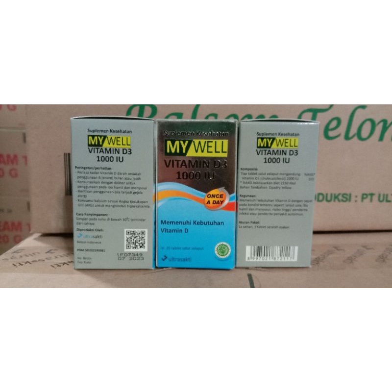 Mywell Vit D3 1000IU