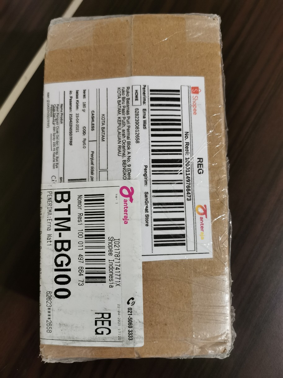 Paket Pengusir Cicak Gel Dan Spray, Bye Bye Cicak Gel 70 Gr Dan Spray 100 Ml Natural Non Pestisida