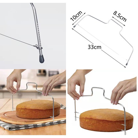 PEMOTONG ROTI STAINLESS STEEL / CAKE SLICE LEVELEL STAINLESS STEEL