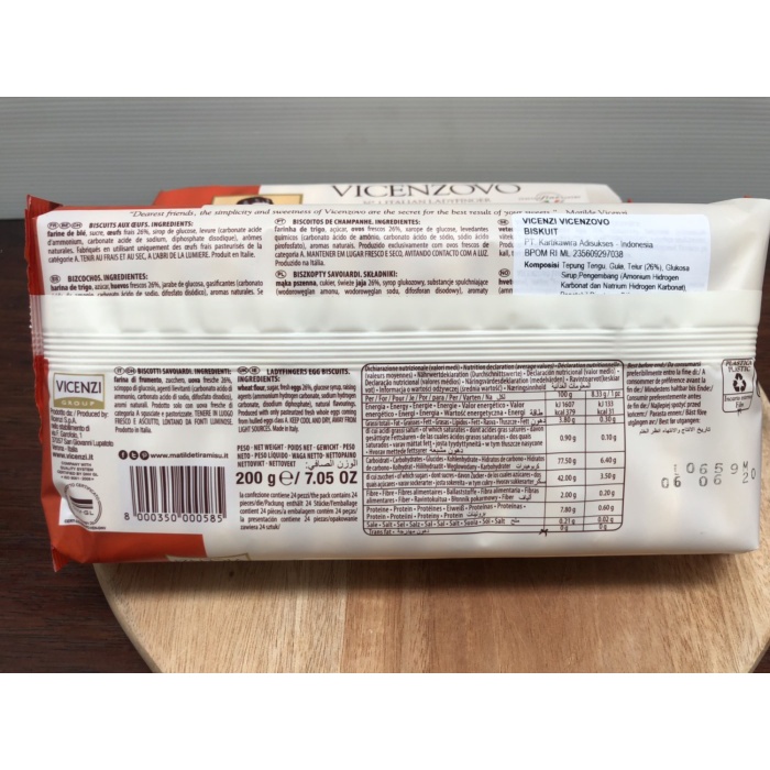 

T20Re Lady Finger Vicenzovo 200Gram Ht51Gr