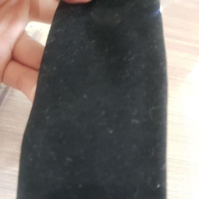 Pouch Kantong Serut Aksesoris / Sedotan Stainless / Kacamata Bahan Bludru Blacu Kanvas Custom Size