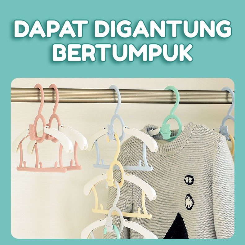 Hanger baju anak bayi / Gantungan baju anak / Gantungan baju anak lucu / Hanger Pakaian