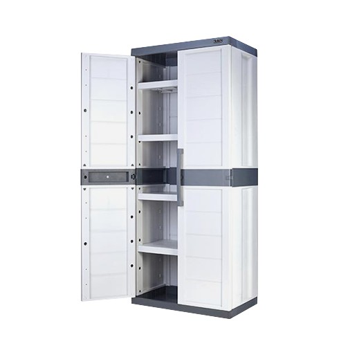 ARISA Lemari Plastik Serbaguna Grey CA- 102 / CA-202