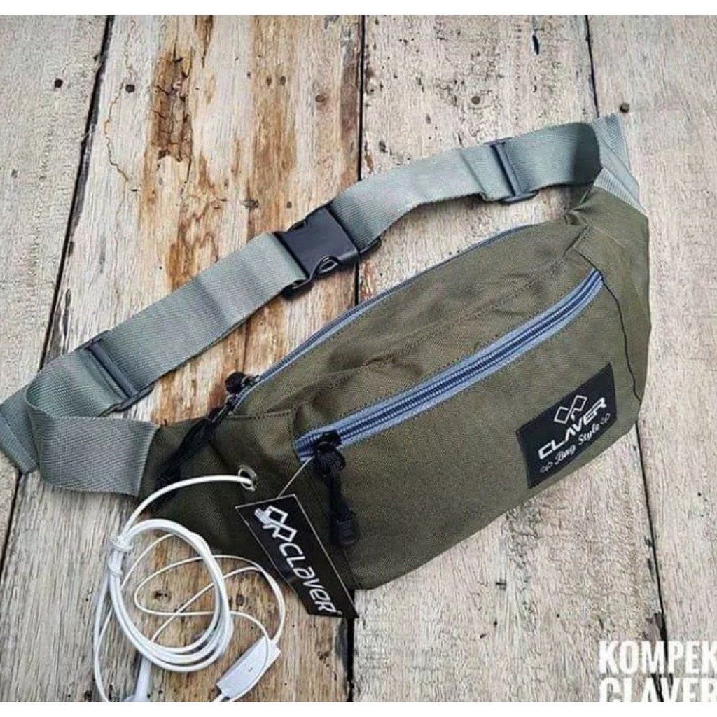 tas_bdg -  Waistbag Pria - TRM WATERPROOF LIPAT 1AX802 Oranye. Bisa di Lipat. Parasud Y18 pria Army