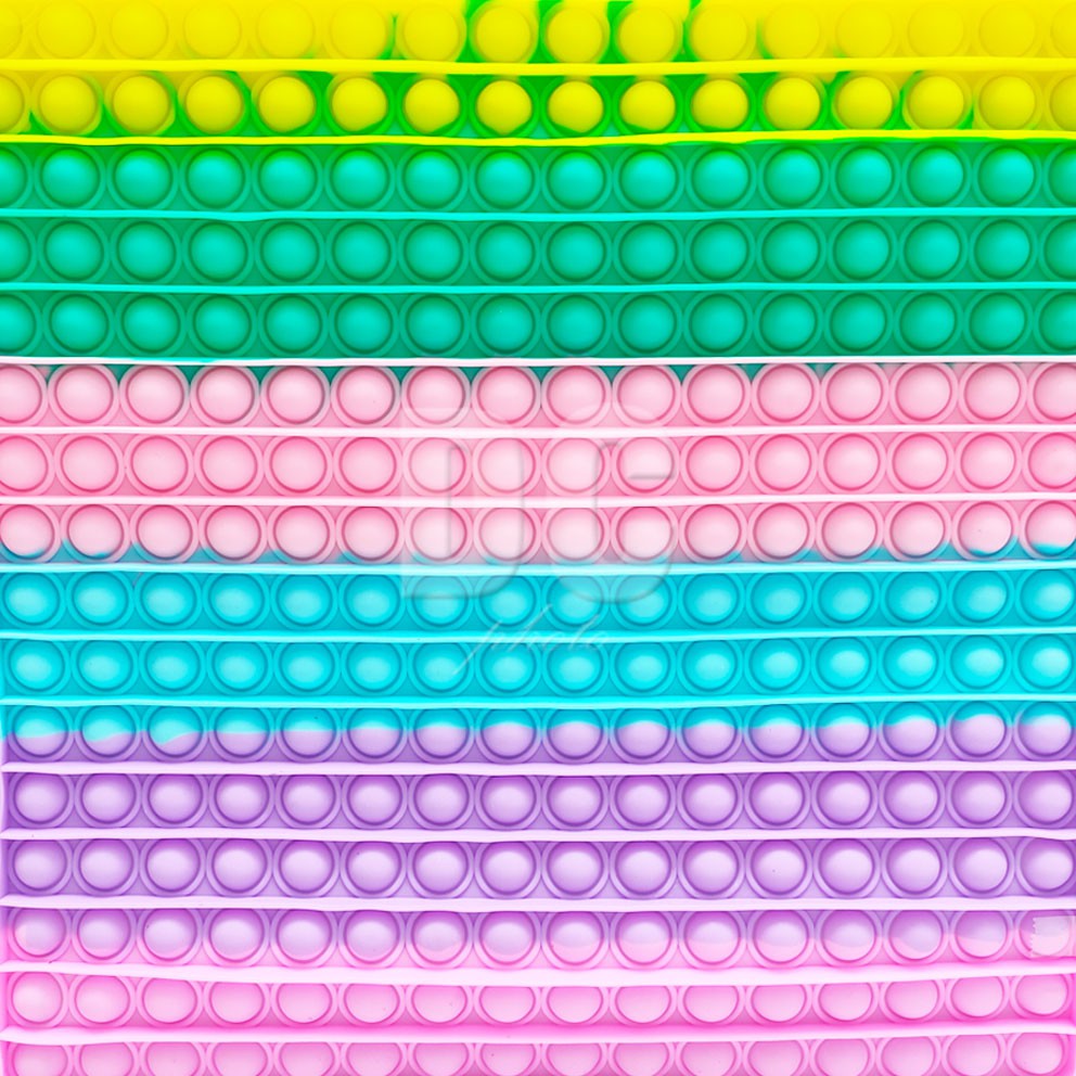 POP IT RAINBOW PELANGI TIKTOK FIDGET TOY PUSH BUBBLE STRESS RELIEF JUMBO SUPER JUMBO