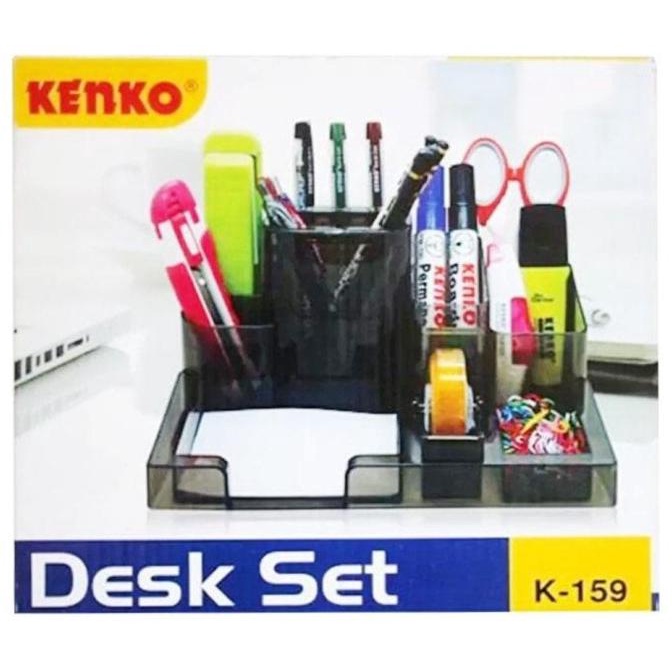 

Cuci Gudang Awal Tahun DESK SET KENKO K-159 ( TEMPAT PENSIL MEJA ) Cuci Gudang Awal Tahun
