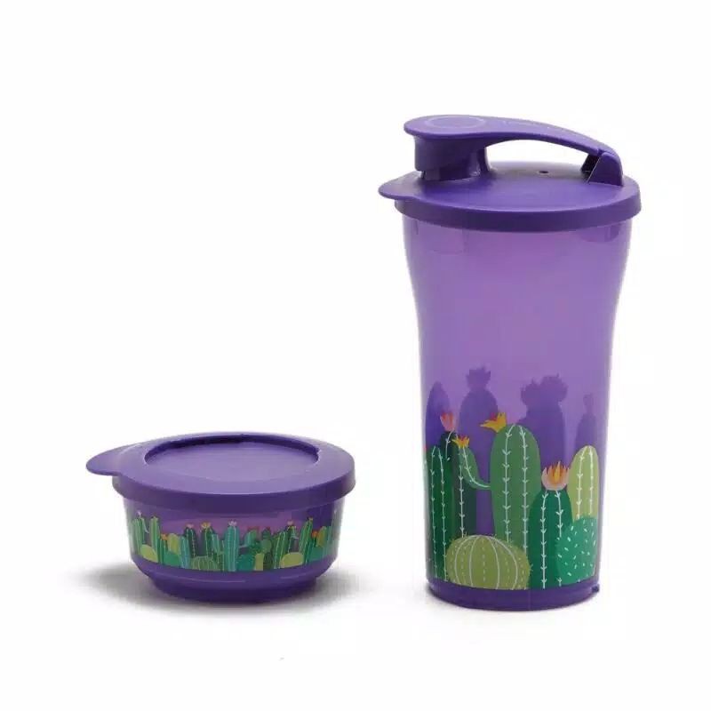 Ilumina Set Ungu Kaktus Tupperware