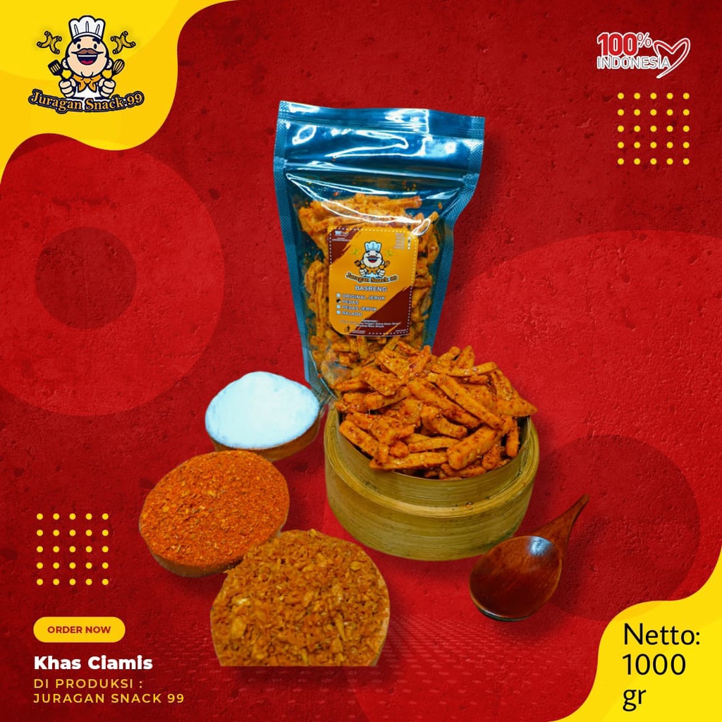 

BASRENG IKAN TENGGIRI KEMASAN 1 KG