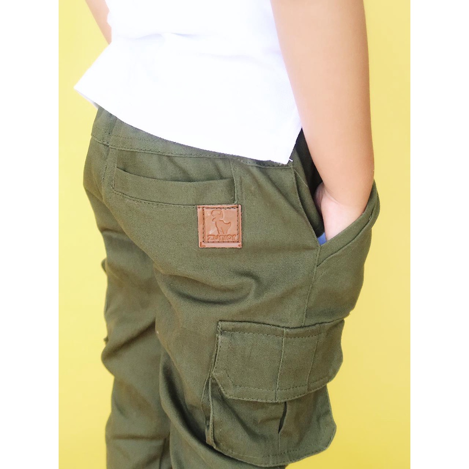 JOGGER CARGO celana anak laki laki dan perempuan by zunior | DUO KRUCILS