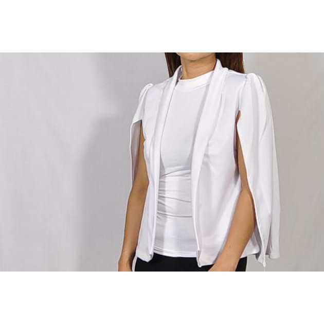 Preloved Cape Blazer White