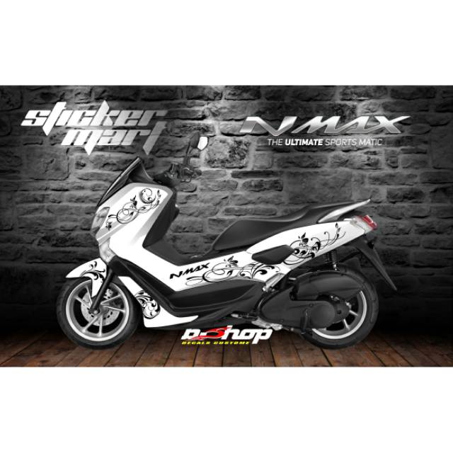 Decal sticker full body nmax putih