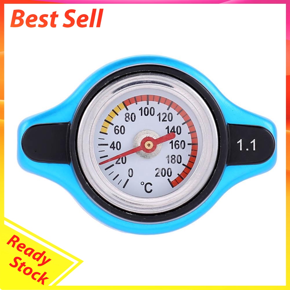 Small Head Car Auto Radiator Cap Water Temperature Meter Thermostatic Gauge