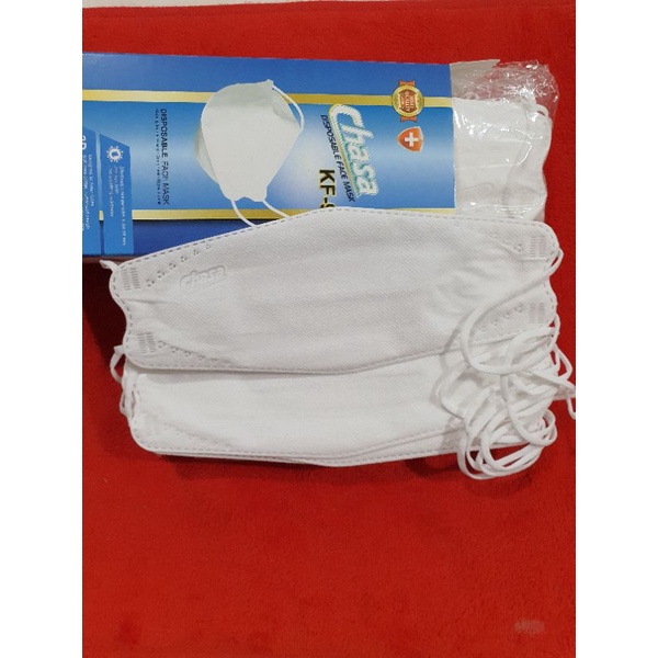 Masker premium chasa kf94 isi 20pc/box warna putih stok terbatas