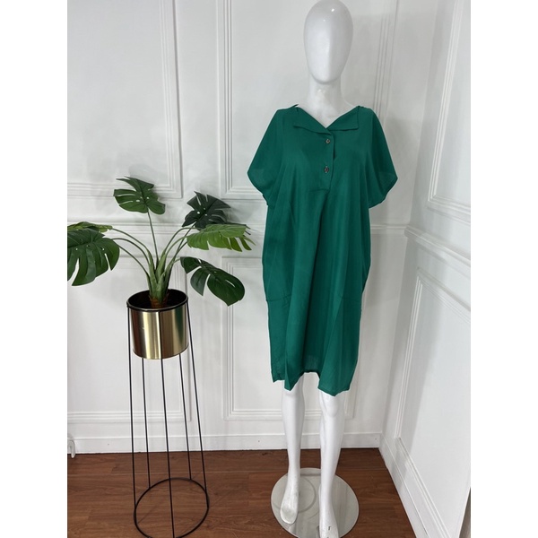 DASTER PENDEK SEBETIS RAYON MOTIF KEKINIAN VIRAL DASTER DEWASA PAKAIAN WANITA KEKINIAN LUCU-neva green