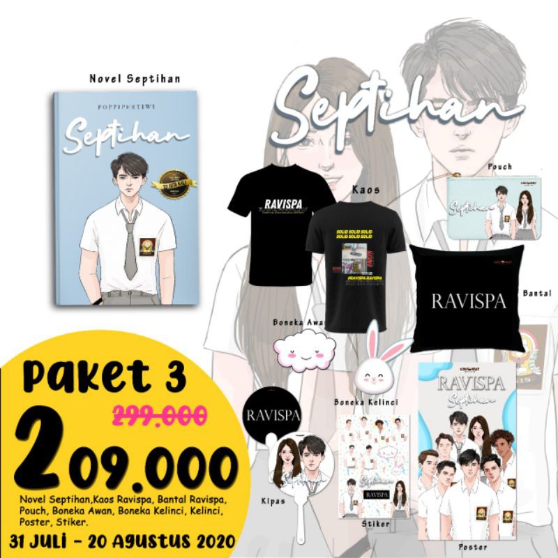 Novel Septihan - Poppi pertiwi *PAKET 3